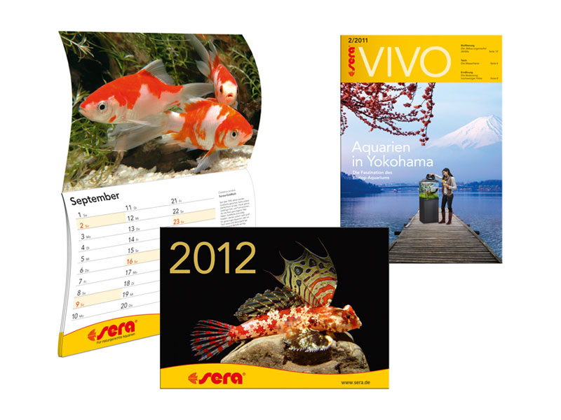 Sera VIVO und Sera Kalender 2012